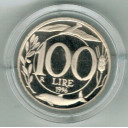 1996 Lire 100 Fondo Specchio