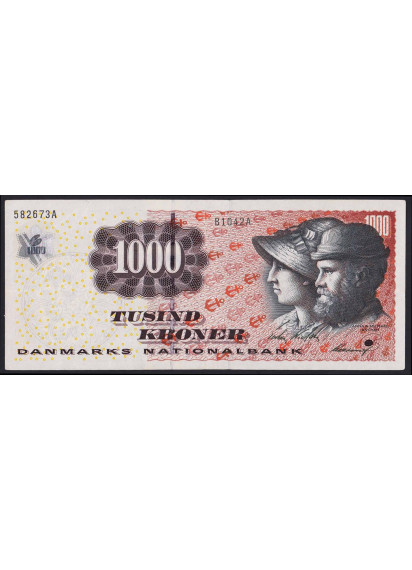 DANIMARCA 1000 Kroner 2004-06 Stupenda 