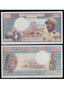 Repubblica Centrafricana 1000 franchi 1974 Fior di Stampa Grande Rarità