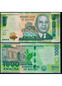 MALAWI 1000 Kwacha 2021 Fior di Stampa