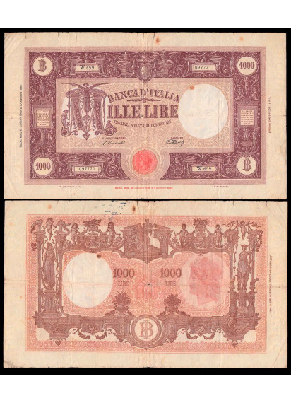 1946 - 1000 Lire Barbetti Grande M 12.07.1946 Rara 2 MB