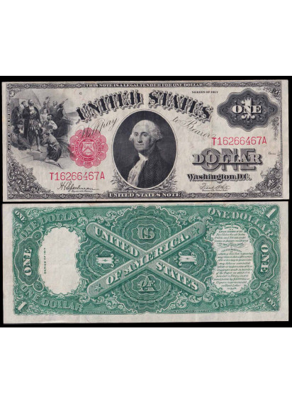 STATI UNITI  1 Dollaro 1917 Silver Gerorge Washington BB+