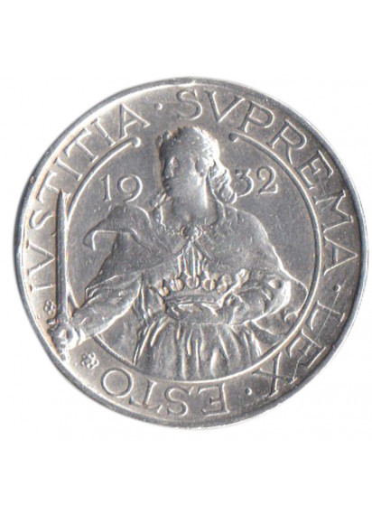 1932 San Marino Monetazione Antica 10 Lire Ag BB