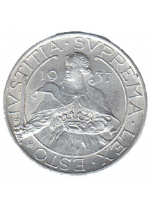 1937 10 Lire Silver Extra FINE Very Good Conditions San Marino