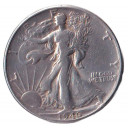 1946 - Mezzo dollaro Argento Stati Uniti Walking Liberty MB+