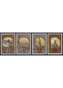 RUSSIA 1978  francobolli serie completa nuova Città Olimpiche 3° Serie Unificato 4567-70