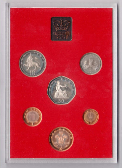GRAN BRETAGNA E IRLANDA DEL NORD Divisionale 1981 monete fior di conio