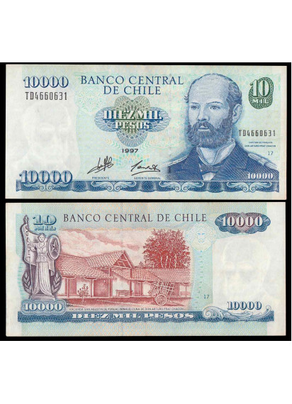CILE 10.000 Pesos 1997 BB