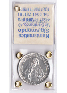 1933 20 Lire argento San Marino Il Santo SPL+