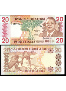 SIERRA LEONE 20 Leones 1984 Fds