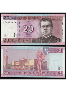 LITUANIA 20 Litu 2007 Fds