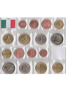 2013 - Italia Serie 8 Monete Euro  Fior di Conio 