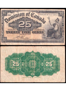 CANADA 25 cent SHINPLASTER 1900 SAUNDERS BB