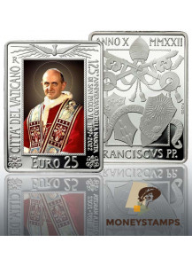 2022 - 25 Euro 125° anniversario della nascita di Papa Paolo VI Proof