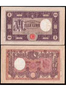 1922 - 1000 Lire Grande M Decreto 27-12-1922 Rara 3 Quasi BB