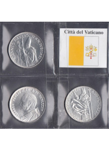 Lotto 3 Pz. Argento Lire 1000 Fdc Giovanni Paolo II Anno Santo 1983 - 84-85