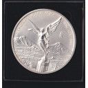 1996 - MESSICO 5 Once argento puro 999 in confenzione Fdc