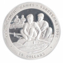 NIUE 50 Dollars Argento  1989 XXV Giochi Olimpici Barcellona 1992  