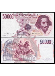1984 - Lire 50.000 Gian Lorenzo Bernini 1 Tipo Lettera A Fds