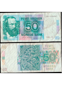 NORVEGIA 50 Kroner 1990 MB