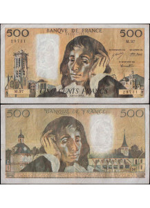 FRANCIA 500 Francs Blaise Pascal 1974-84 Spl