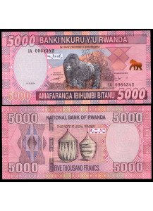 Rwanda  5000 Franchi 2014 Fds