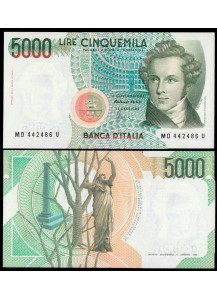 1996 - Italia 5000 Lire Bellini Letter D 1996 Fds