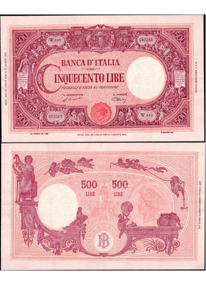 1946 - 500 Lire Grande C BI Repubblica 22-07-1946 Spl