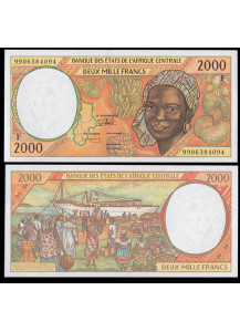 REPUBBLICA DELL' AFRICA CENTRALE 2000 Franchi 1999 Fds