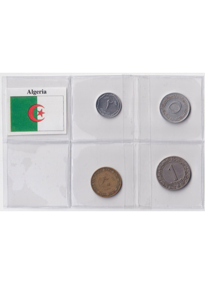 ALGERIA Serie di 4 monete Anni misti BB
