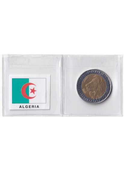 ALGERIA 20 Dinars 1993-97 Lion Fior di Conio