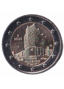 2023 - 2 euro GERMANIA Presidenza Amburgo Fdc