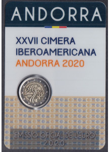 2020 - ANDORRA 2 Euro  XXVII Vertice Iberoamericano Unc