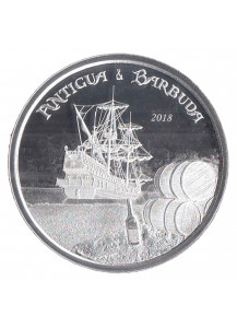 ANTIGUA AND BARBUDA 2 Silver Dollars 1 OZ - "Rum Runner" Unc