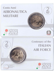 2023 - 2 Euro Cento anni dell'Aeronautica Militare Fdc