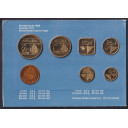 ARUBA Serie di monete Fior di Conio dell'anno 1989 