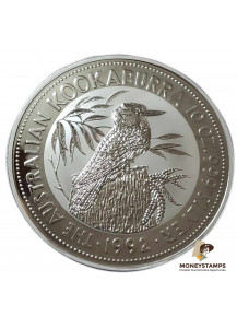 1992 - Australia 10 Dollari argento puro Kookaburra Investimento