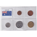 AUSTRALIA  Anni Misti serietta composta da 5 monete circolate