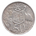 Australia 50 cents 1966 MB+ Argento Elisabetta II