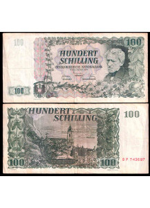 AUSTRIA 100 Schilling 1954 BB+