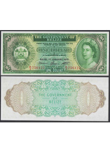 BELIZE 1 dollaro 1976 Elisabetta da Giovane Fds Rara