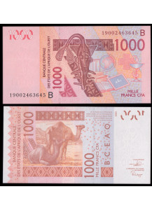 BENIN (W.A.S.) 1000 Francs 2019 Fior di Stampa