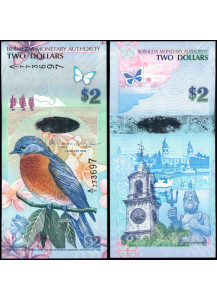 BERMUDA 2 Dollari 2009-2013 fior di stampa