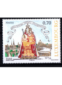 2016 - Vaticano congiunta Lussemburgo 350 Anniv.  Maria Consolatrice