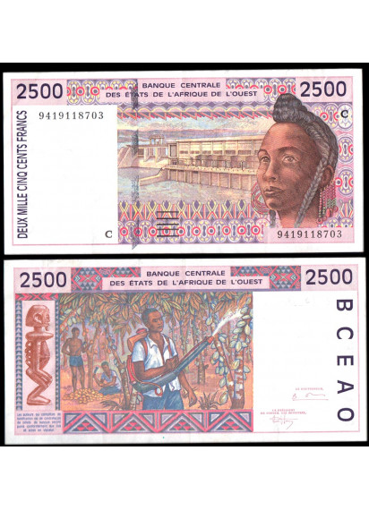 BURKINA FASO ( W. A. S. ) 2500 FRANCS 1994 Stupenda