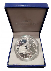 1998 - Francia argento 10 Franchi Proof Coppa del Mondo di Calcio