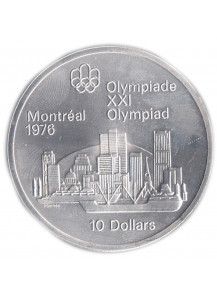 1976 - CANADA XXI Olimpiade 10 Dollari 1° Serie Motivi Geografici Fdc