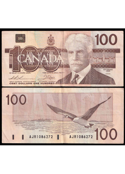 CANADA 100 Dollari 1988 BB Rara
