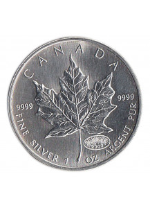 2000 - Canada 5 Dollari d'argento 1 OZ Foglia D'Acero Fuochi D'Artificio