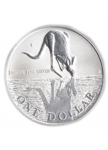 1997 AUSTRALIA Dollaro Argento 1 OZ Canguro